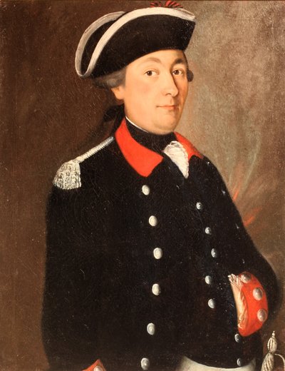 Portrait du capitaine Bontems en uniforme de l